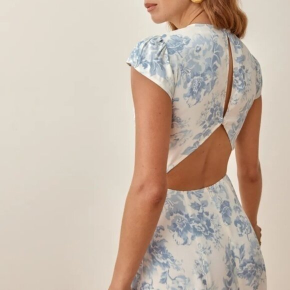 Reformation Gavin Dress in Teacup *NEW* - Picture 3 of 6